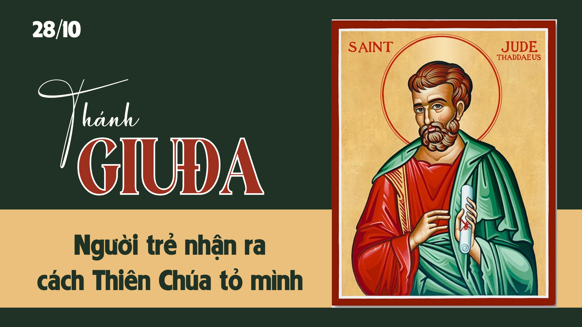 Ngày 28/10 - Thánh Giuđa Tađêô Tông đồ